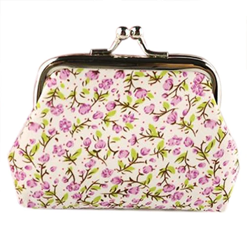 

Women Lady Retro Vintage Flower Small Wallet Hasp Purse Clutch Bag