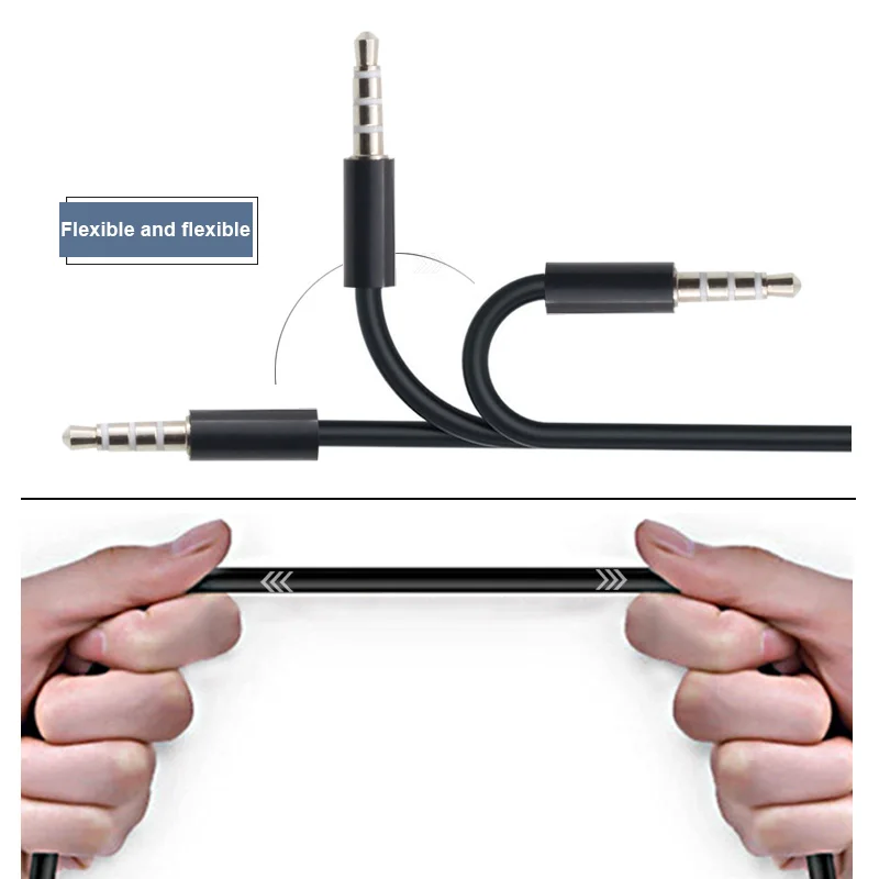 Etmakit Aux Cable 3.5mm to 3.5 mm Male to Male Jack Car Audio Cable Line Cord for Phone MP3 CD Speaker NK-Shopping Etmakit Aux Cable 3.5mm to 3.5 mm Male to Male Jack Car Audio Cable Line Cord for Phone MP3 CD Speaker NK-Shopping