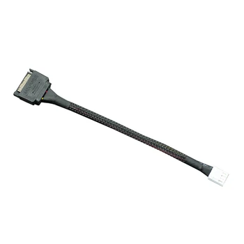 

1pcs SATA 15Pin to drive small 4P power supply, Adapter Hard drive power Cables Cord 20cm D Port small 4pin to SATA power Cable