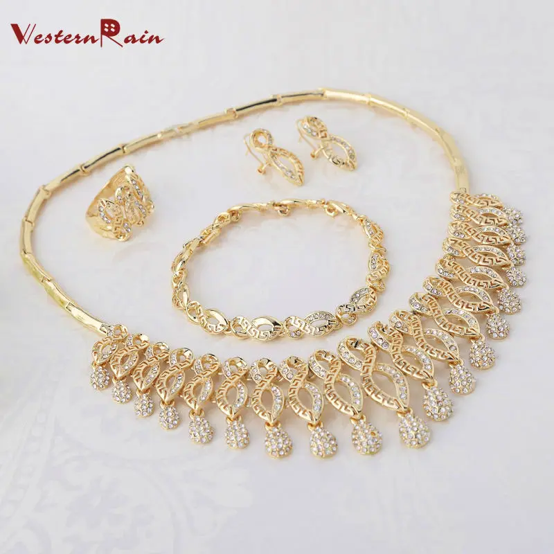 Buy WesternRain Women Gift!! Gold Plated Fashion Charm Rhinestone Jewelry,Party