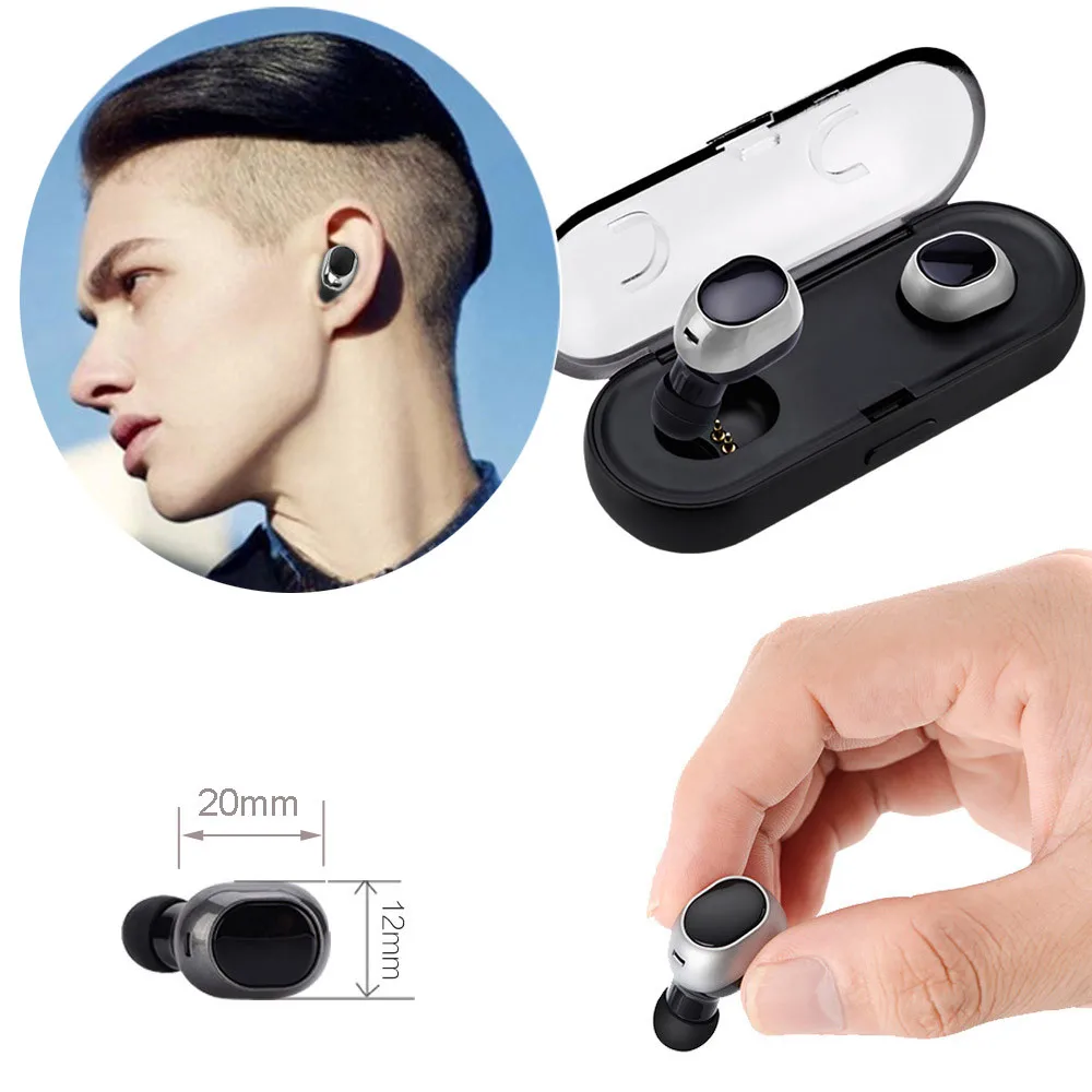 VOBERRY Горячие Мини Близнецы Беспроводные Bluetooth 4,2 стерео наушники-вкладыши Наушники с микрофоном для всех смартфонов