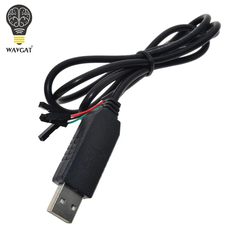 

Smart Electronics PL2303 PL2303HX USB to UART TTL Cable Module 4p 4 pin RS232 Converter Serial Line Support Linux Mac Win7