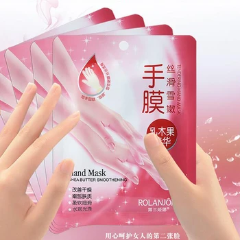 

ROLANJONA Collagen Tender Hands Shea Extract Moisturizing Hand Mask Hand Cream Milk Bamboo Foot Mask Remove Cutin Anti Crack