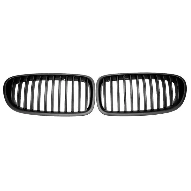 buy VODOOL 2pcs Car Styling Accessory Matte Black Front Kidney Grilles for BMW 5 Series 520i F10 523i 2010 2014 Auto Vehicle Part