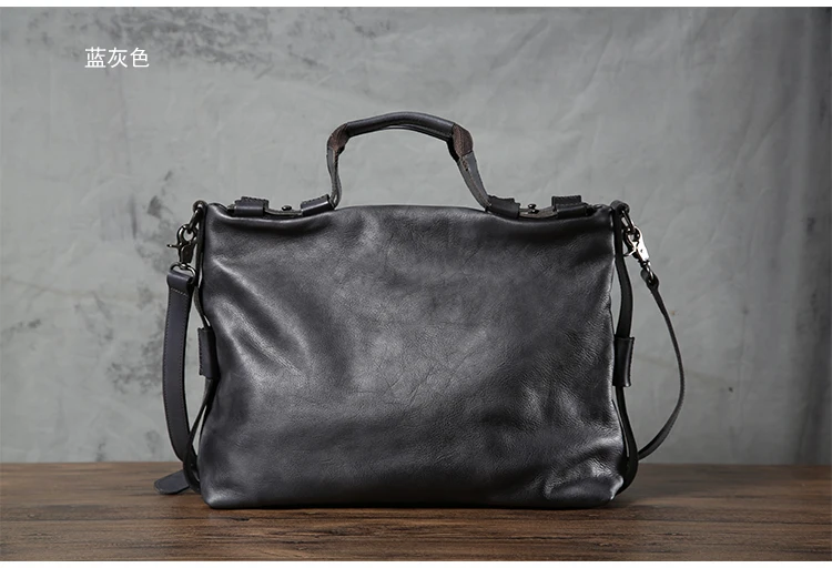 AETOO оригинальная мужская сумка ручной работы, сумка-мессенджер, ретро кожаная сумка, Женская дубленая кожаная мягкая сумка