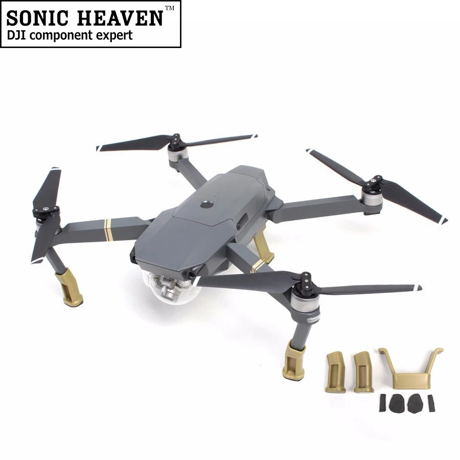 

Mavic Pro Accessories Extended Holder Tripod Widened Higher Smooth Landing Gear Grey/White/Golden Spare Parts
