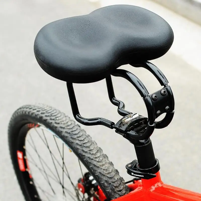 MTB Bike Sports Cycling Noseless Bicycle Saddle Big Ass Seat Pad Wide Large