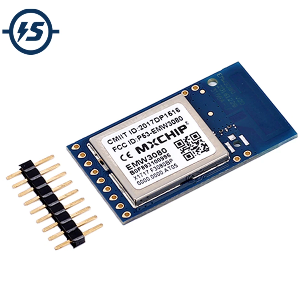 

ESP8266 2.4G EMW3080 Intelligent IOT Wireless Wifi Serial Port Module for Arduino ARM M4 Kernel Precise DC 3.0-3.6V 100m