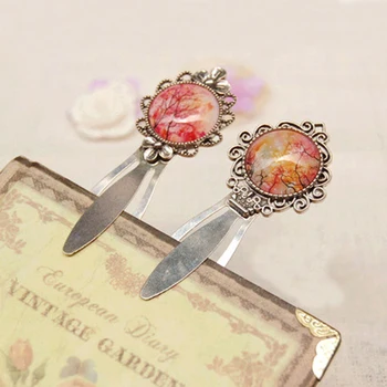 

2 pcs creative gifts book metal bookmark 8*4cm school supplies children learning read bookmarks for teacher Reading tag page