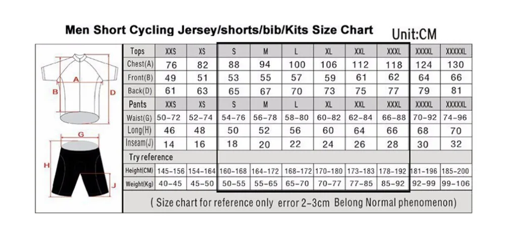 cycling jersey set men short sleeve bike wear jersey set bib shorts Gel Pad Breathable team Cycling clothing