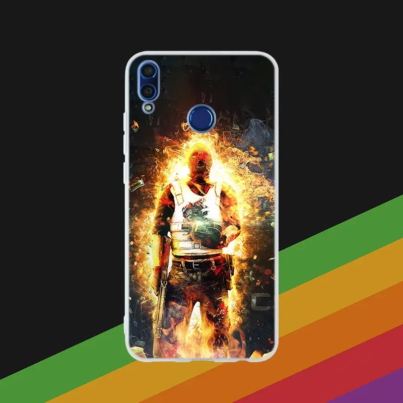 Silicone Cover Phone Case Counter Strike cs go Game For Huawei Honor 10i 20 Pro 9X Lite 8a 8x max 8c 7x 7a pro 6x V20 Paly Soft