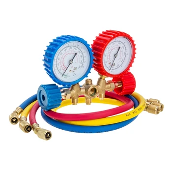 

36 Inch R12 Gauges Hose A/C Hvac 2500 Psi R12 Manifold Gauge Set for R12 R22 R502