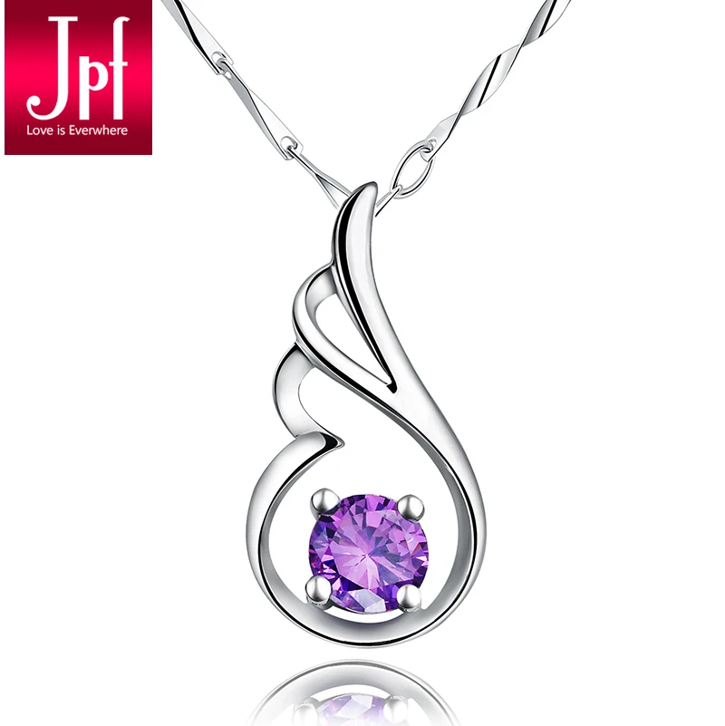 Jpf 925 pure silver jewelry necklace female pendant fashion design