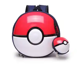 Новые Детские рюкзаки Новый Синий Мастер с Poke ball Начальная школа детские школьные сумки детский сад школьная сумка