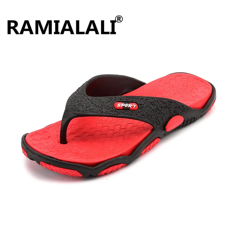Ramialali الرجال أكوا أحذية الصيف نعال شاطئ المياه الصنادل الرجال الشرائح البلاستيك الأحذية في الهواء الطلق تنفس المنبع أحذية