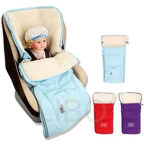 Baby Sleeping Bags Winter Baby for Stroller Cart Basket Infant pushchair Footmuff sack warm Fleabag Thick Multifunctional