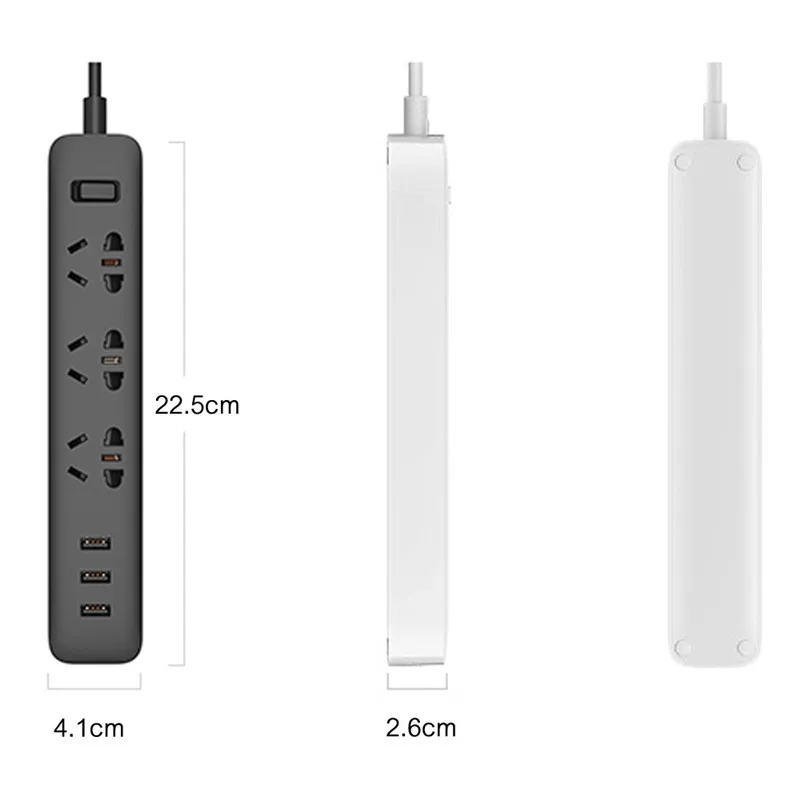 Блок питания Xiaomi быстрая зарядка 2500 Вт 10 А 250 В 3/5/6 порта с USB разъемами умная лента