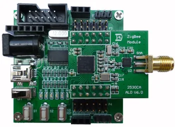 

CC2530 Module with USB Baseplate and Power Amplifier DTU Serial Port to ZigBee Wireless Module Over 3000 Meters.
