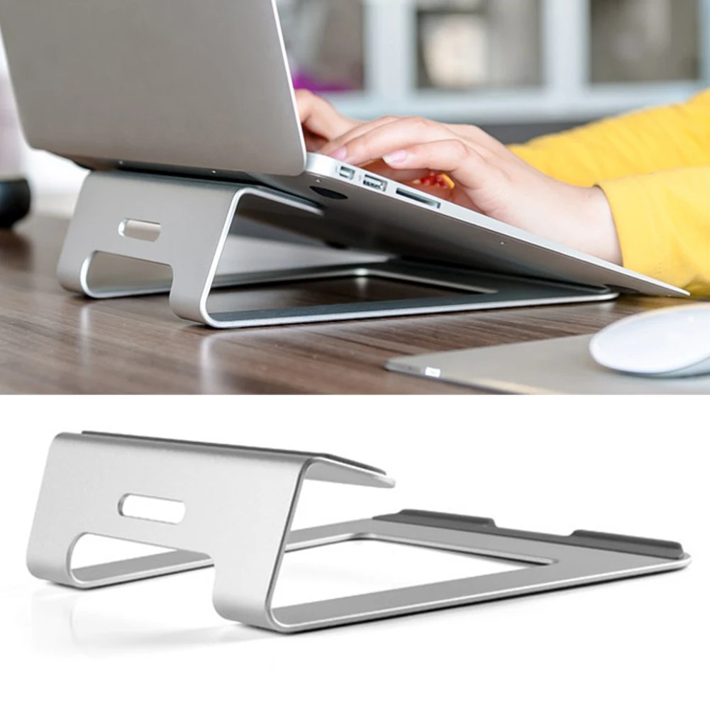 

Stand Base Simple Laptop Stand Practical Anti Slip Holder Ergonomic Aluminum Alloy Desktop Multifunctional Cooling Support