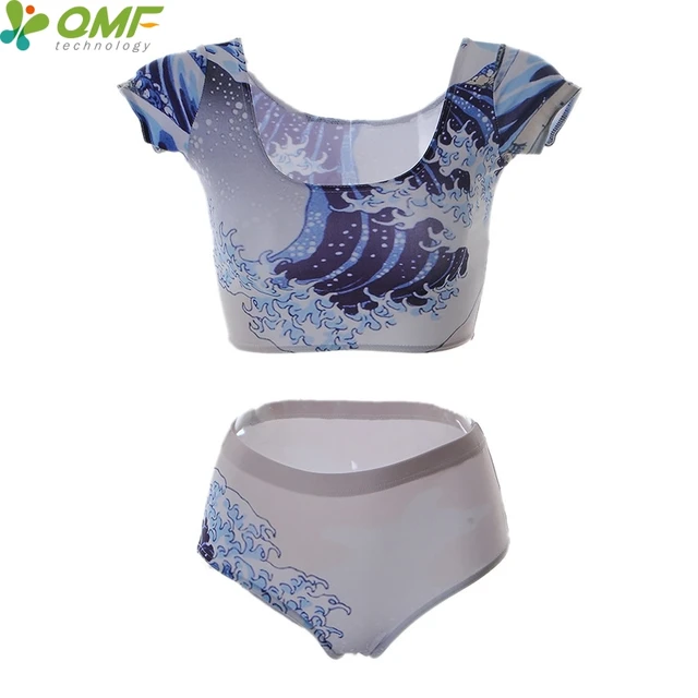 the great wave off kanagawa two piece bathing suit swimwear biquini
