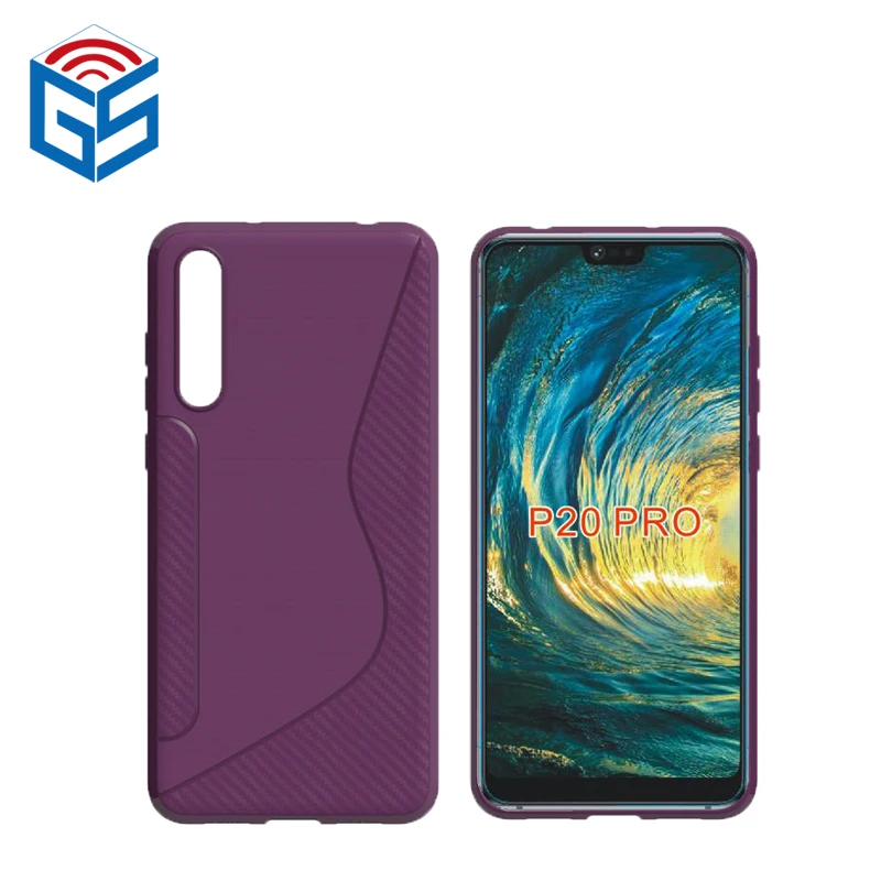 Новый S линии ТПУ чехол для Huawei P20 Pro Бесплатная доставка |