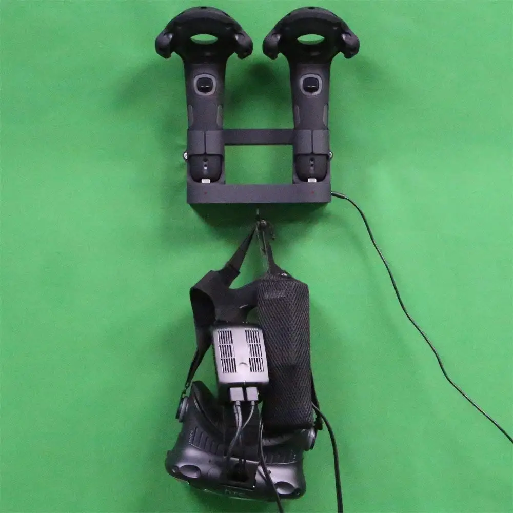 Магнитная зарядная док станция и органайзер для контроллера HTC Vive/Vive Pro настенная