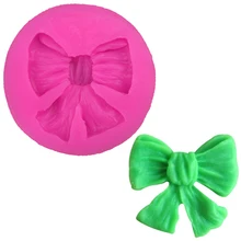 

Free shipping The butterfly bow chocolate candy jello silicon mold fondant cake decorating tools cookies mold