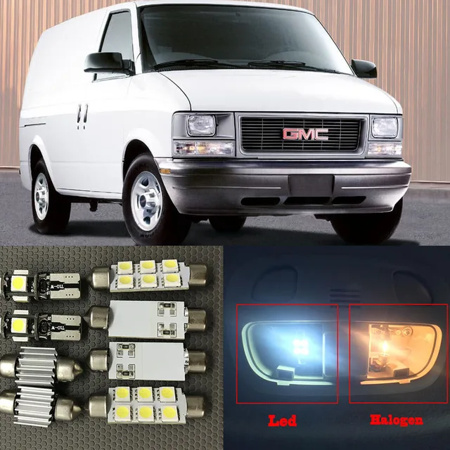 14pcs auto interior led lights bulb kit for 1995 2005 gmc safari led