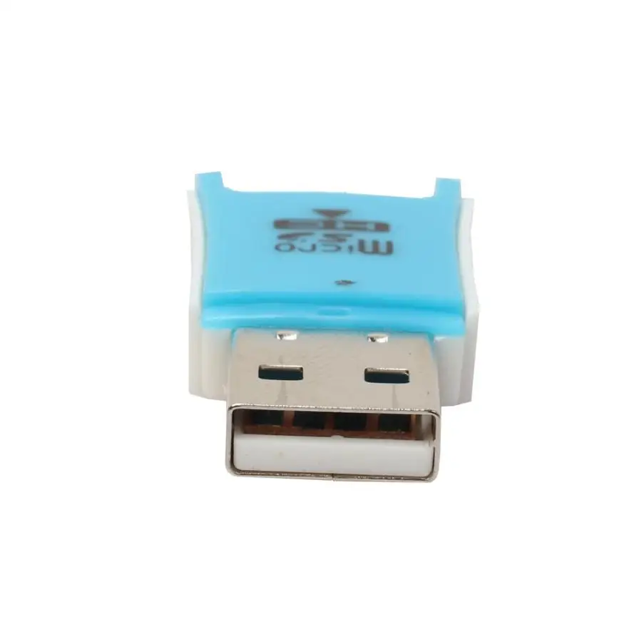 Malloom Высокоскоростной мини USB 2,0 Micro SD TF T-flash считыватель карт памяти адаптер для ПК ноутбука Lector De Tarjetas синий