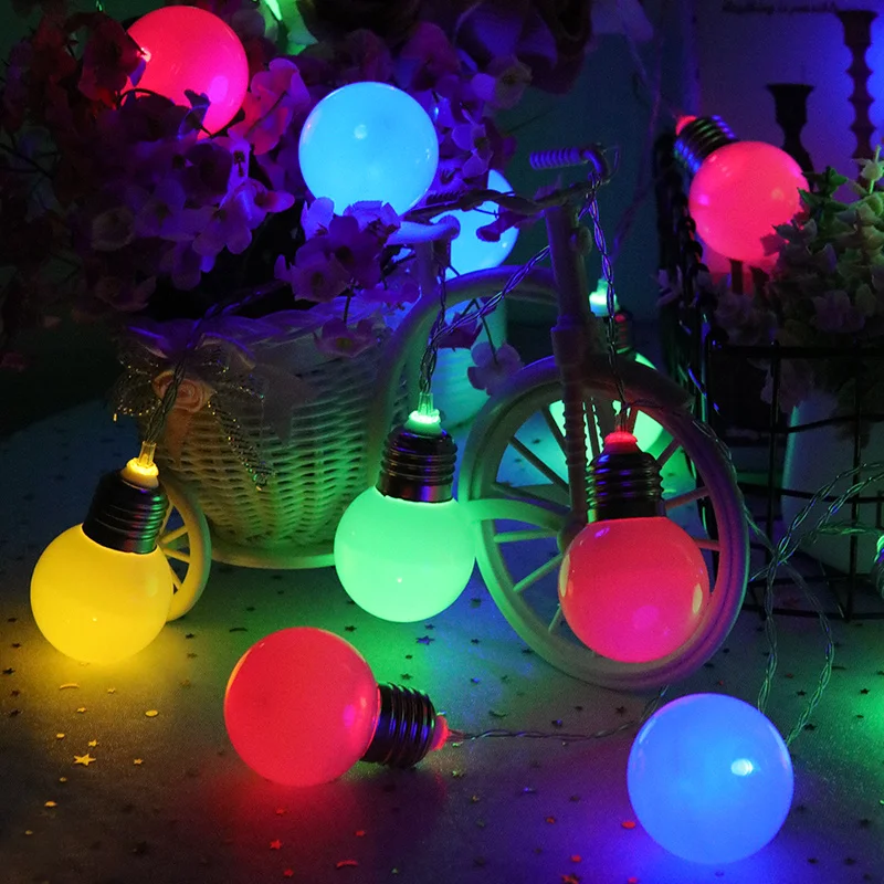 Guirlande Lumineuse Blub luces de navidad светодиодный светильник на Рождество, уличный светильник s для вечерние украшения сада и свадьбы