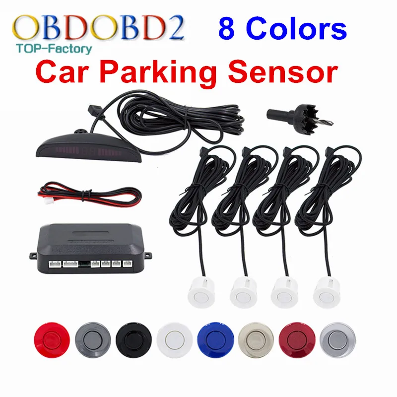 Buy Car LED Parking Sensor Kit Display 4 Sensors