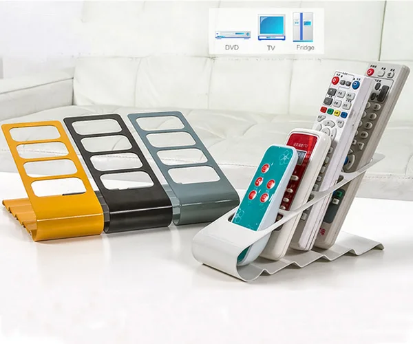 Iron Desk Step TV DVD Remote Control/Mobile Phone Stand Holder Room