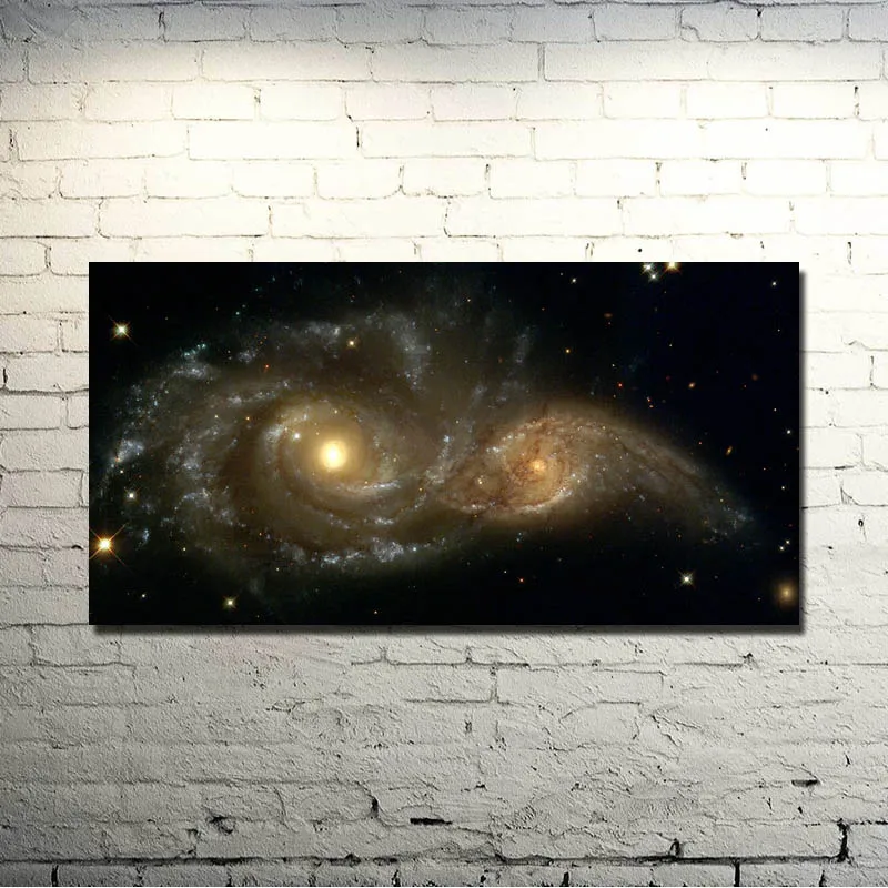 

Galaxy Space Stars Nebula Art Silk Poster Print 13x24 24x43inch Universe Landscape Pictures Home Decoration 041