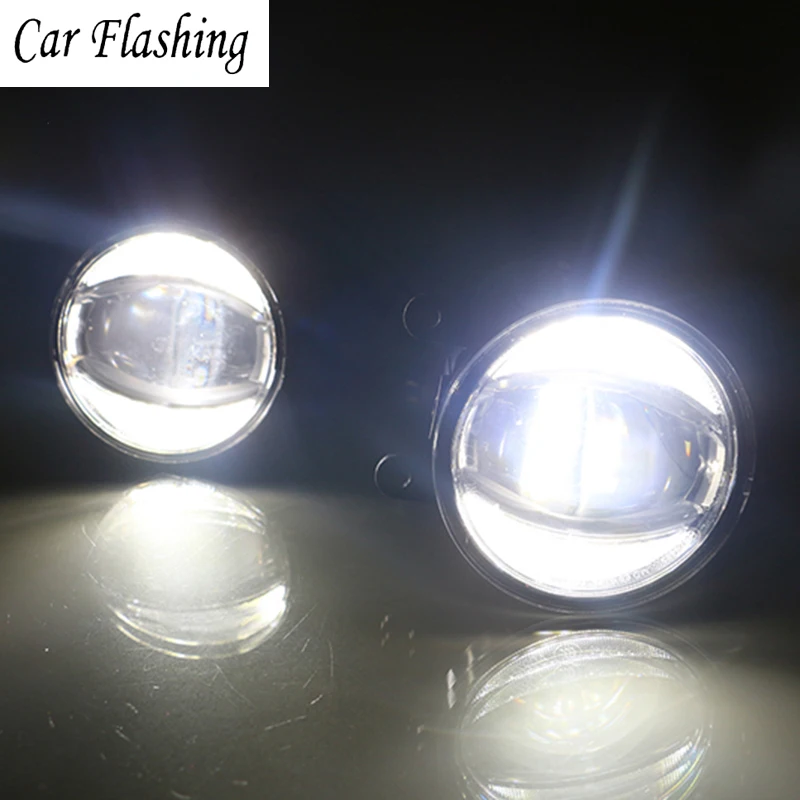 

Car Flashing Led Fog Lamp with LED DRL Daytime Running Light For Megane II Megane CC Scenic Koleos Latitude Fluence KWID