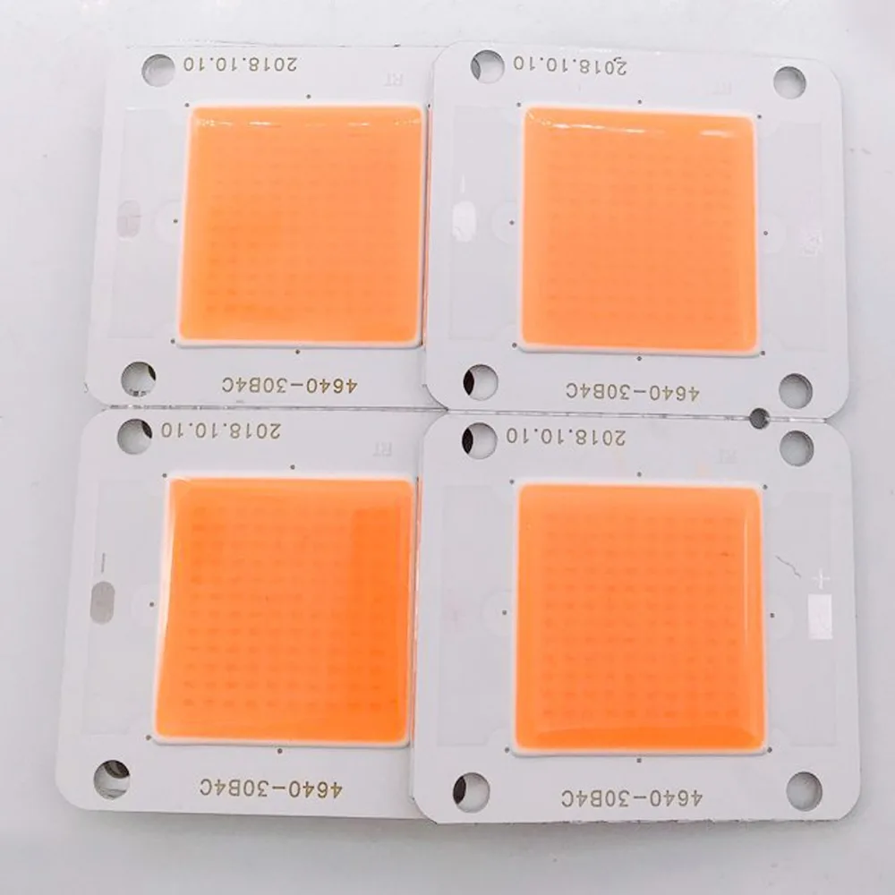 50 Вт полный спектр СИД COB Чип DC12V 32 V интегрированный умный IC драйвер 220V 110V 380 840NM