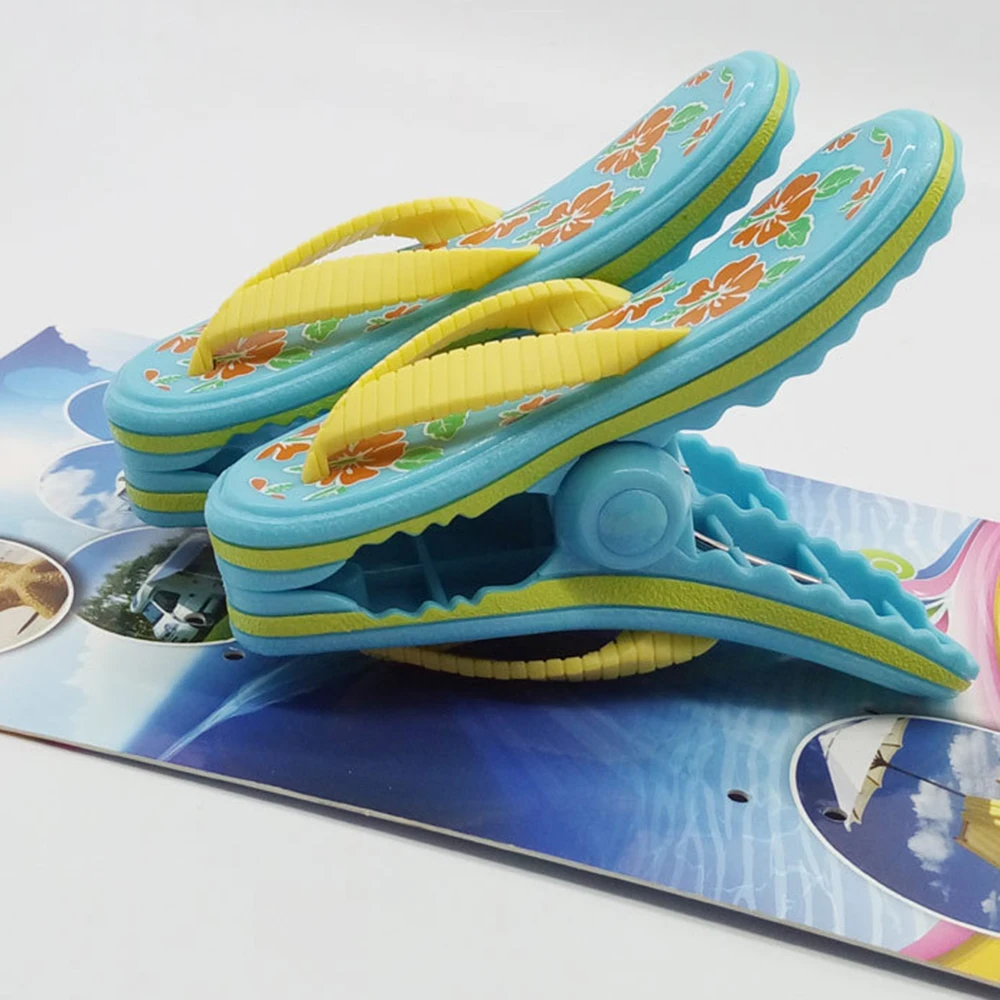 

Stronging Plastic Color Clips Animal Type Beach Towel Clamp To prevent the Wind Clamp Clothes Pegs Drying Racks Retaining Clip