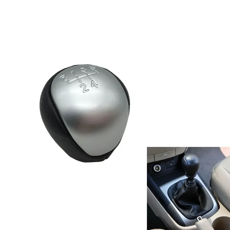

For Hyundai Elantra I30 Kia Forte Soul Car Shift Gear Knob MT Shifter Lever Head Handle 5 Speed Shift Knob