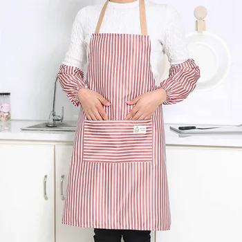 

NEW HOT Fashion Lady Women Apron Home House Kitchen Chef Butcher Restaurant Cooking Baking Dress Oversleeves Clear Set