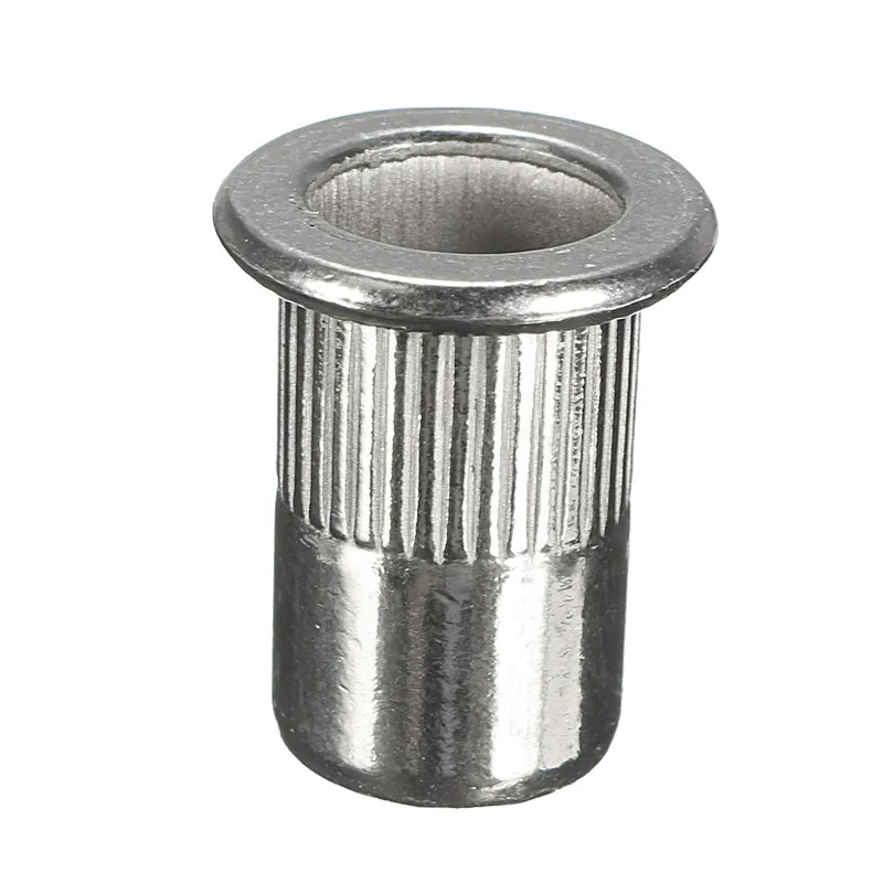 10Pcs Rivet Nut 304 Stainless Steel M3 M4 M5 M6 M8 M10 Flat Head