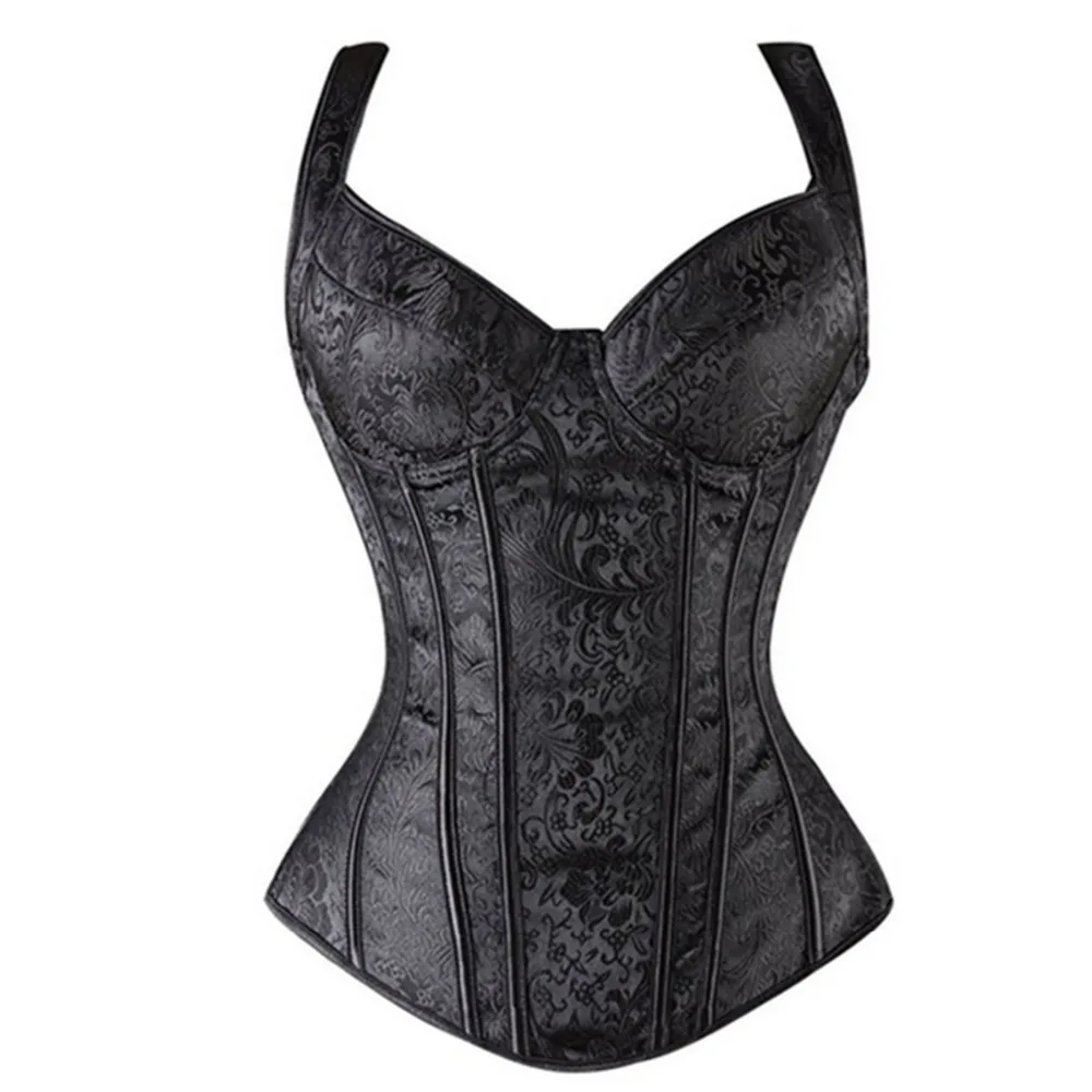 Black Color Over Bust Women Body Bustier Corset Shaperwear S M L XL XXL Corset Tops New Arrival