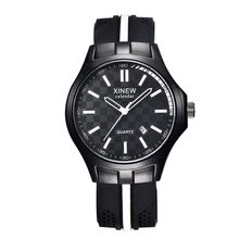 Мужские часы лучший бренд XINEW силиконовый ремешок спортивные часы дешевые Barato часы Relojes Lujo Marcas deportivos relogio masculino