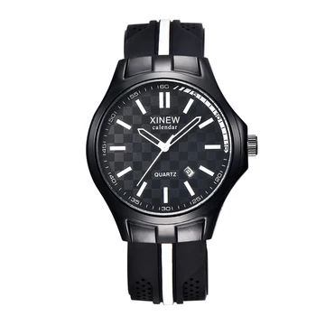 

Mens Watches Top Brand XINEW Silicone Strap Sports Watches Cheap Barato Clock Relojes Lujo Marcas deportivos relogio masculino