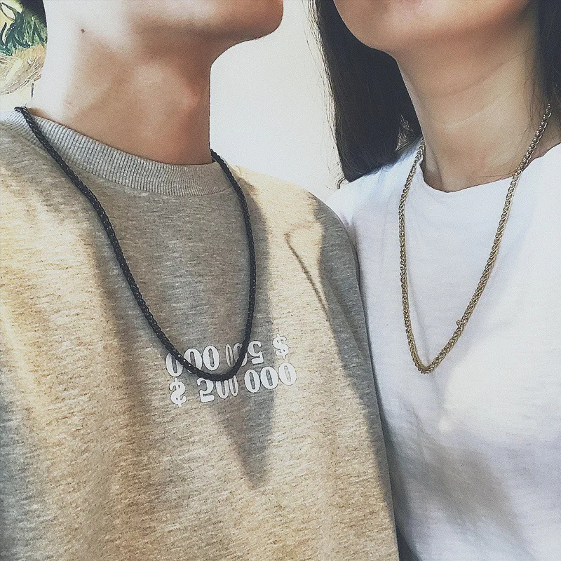 

Cool Unique Punk Style Unisex Female Necklace Personalized Fashion Man Women Necklace Popular Jewelry for Woman Men Accessories
