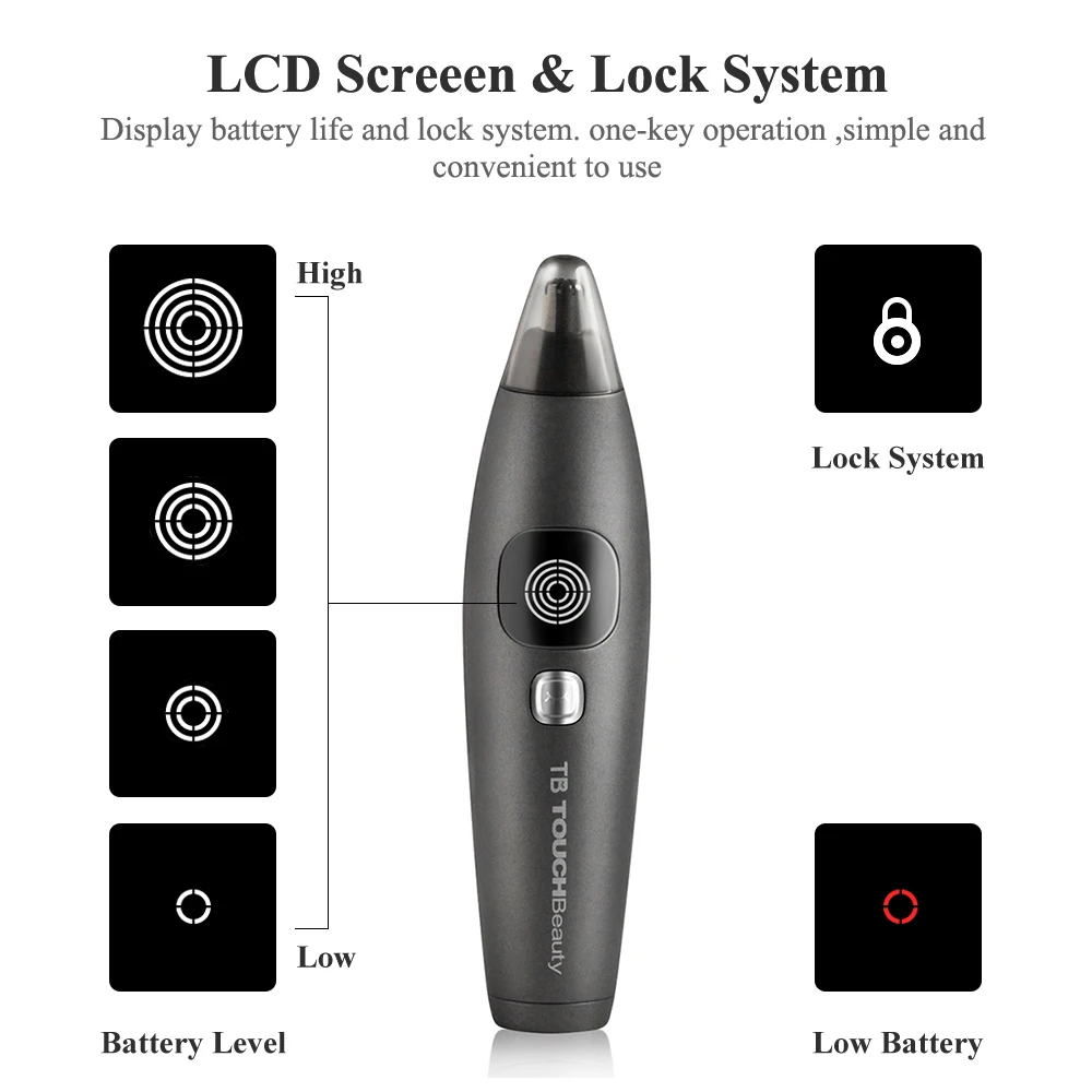 touch beauty nose hair trimmer