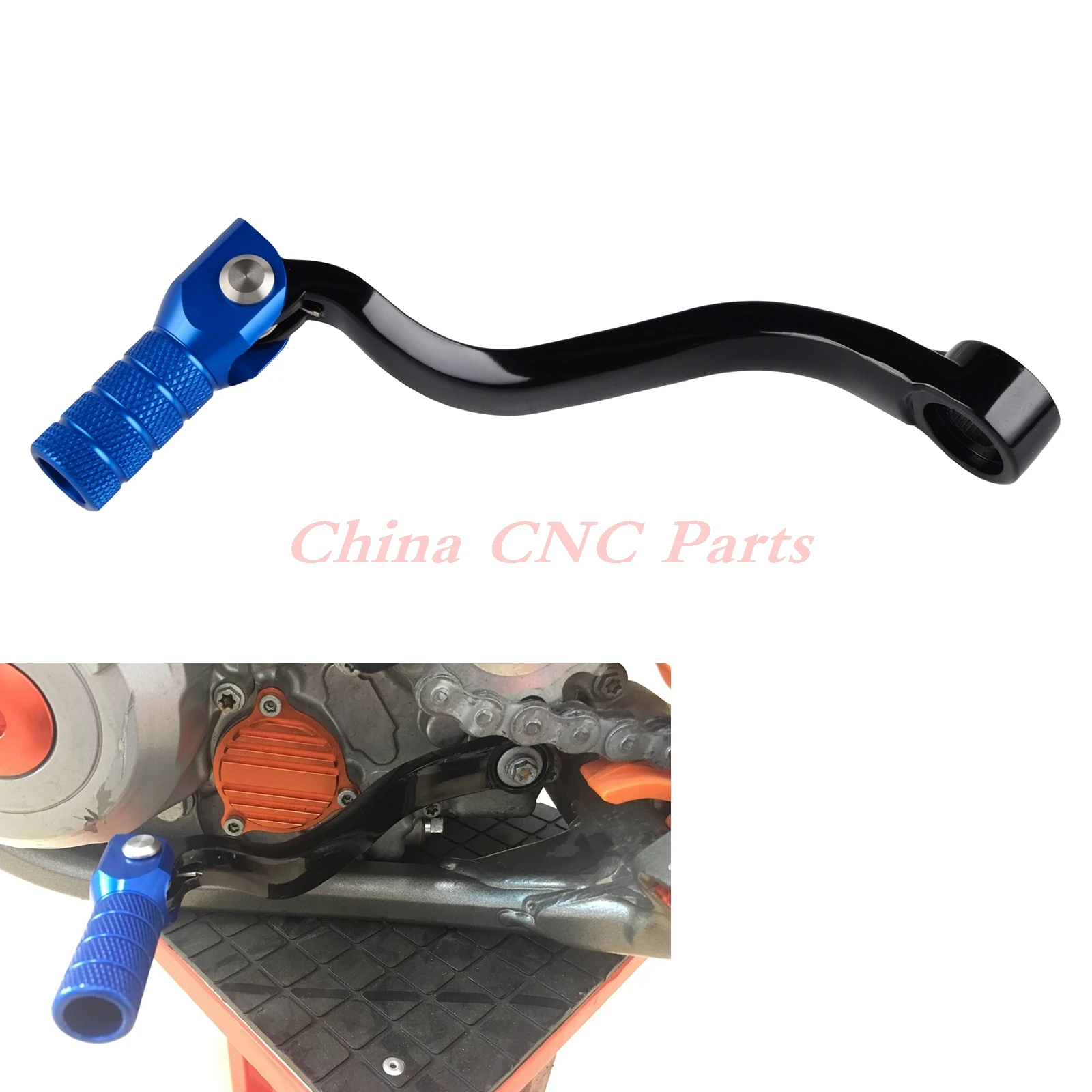 NICECNC Folding Gear Shifter Shift Lever Pedal For Husqvarna FE250 300 350 450 501 2014-2016 FC450 2014 2015