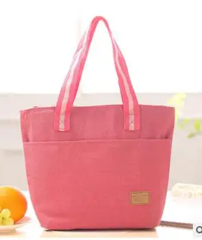 

portable canvas handy bag package hand - held fresh - keeping bag