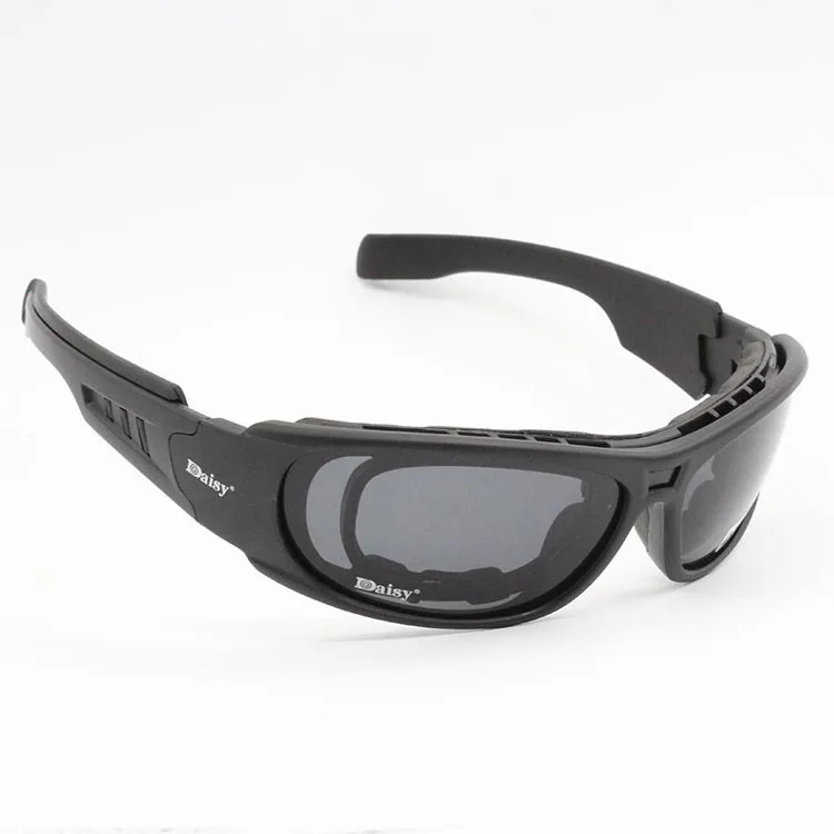 Daisy C6 поляризованные очки CS армейские тактические мотоциклетные охотничьи стрельбы страйкбол пуленепробиваемые военные очки с 4 комплектами линз