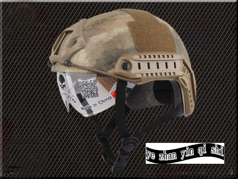 Быстрый Шлем с защитными Goggle тип MH тактическая Боевая Экипировка военный страйкбол шлем