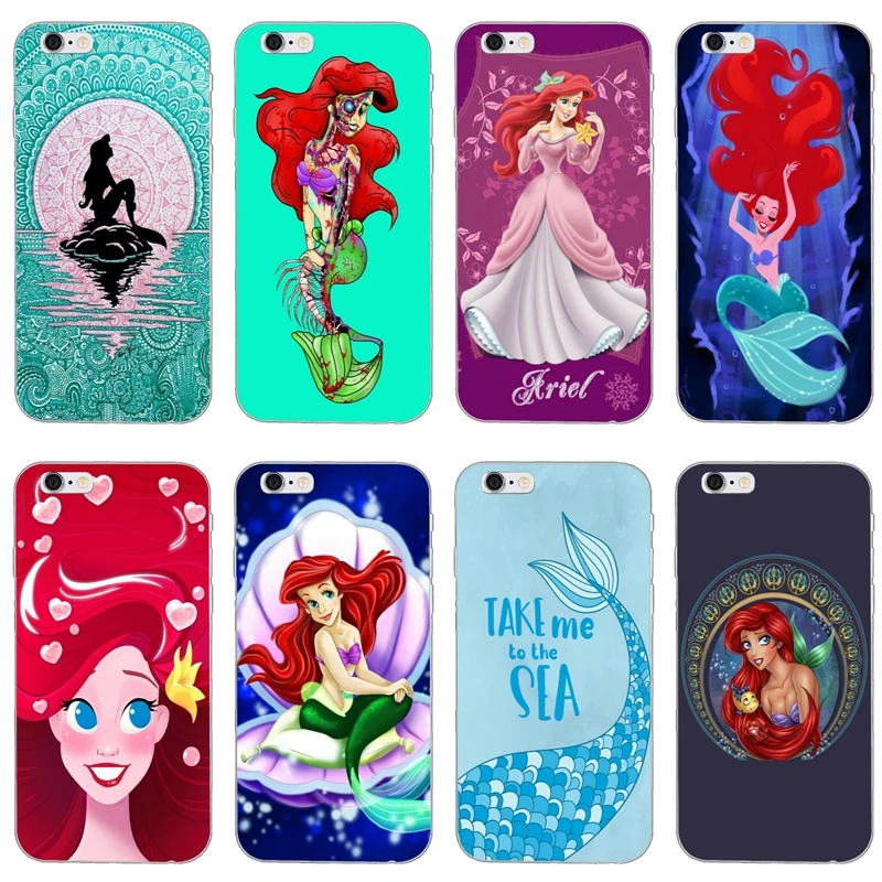 

Little Mermaid Ariel princess For Huawei Honor 10 9 Lite 8 8C 8X 7C 7X 7A 6C pro 6 Play 6X 6A 5A LYO-L21 V8 V10 Soft phone case