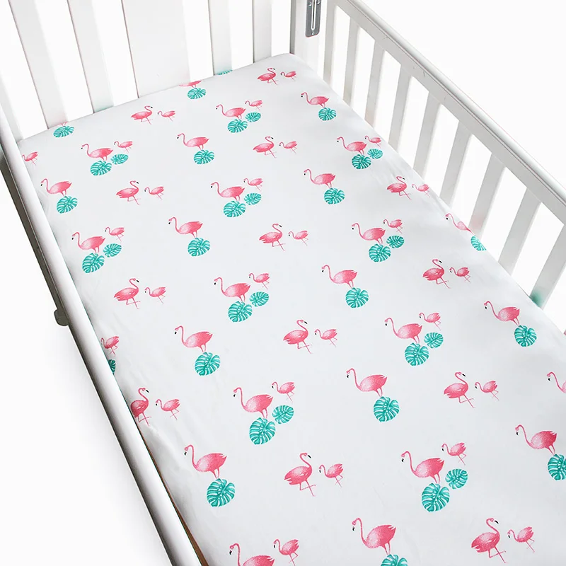 Pure Cotton Baby Crib Fitted Sheet Infant Cot Bed Sheets Soft Breathable Newborn Bedding Soft Mattress Cover Protector Pure Cotton Baby Crib Fitted Sheet Infant Cot Bed Sheets Soft Breathable Newborn Bedding Soft Mattress Cover Protector
